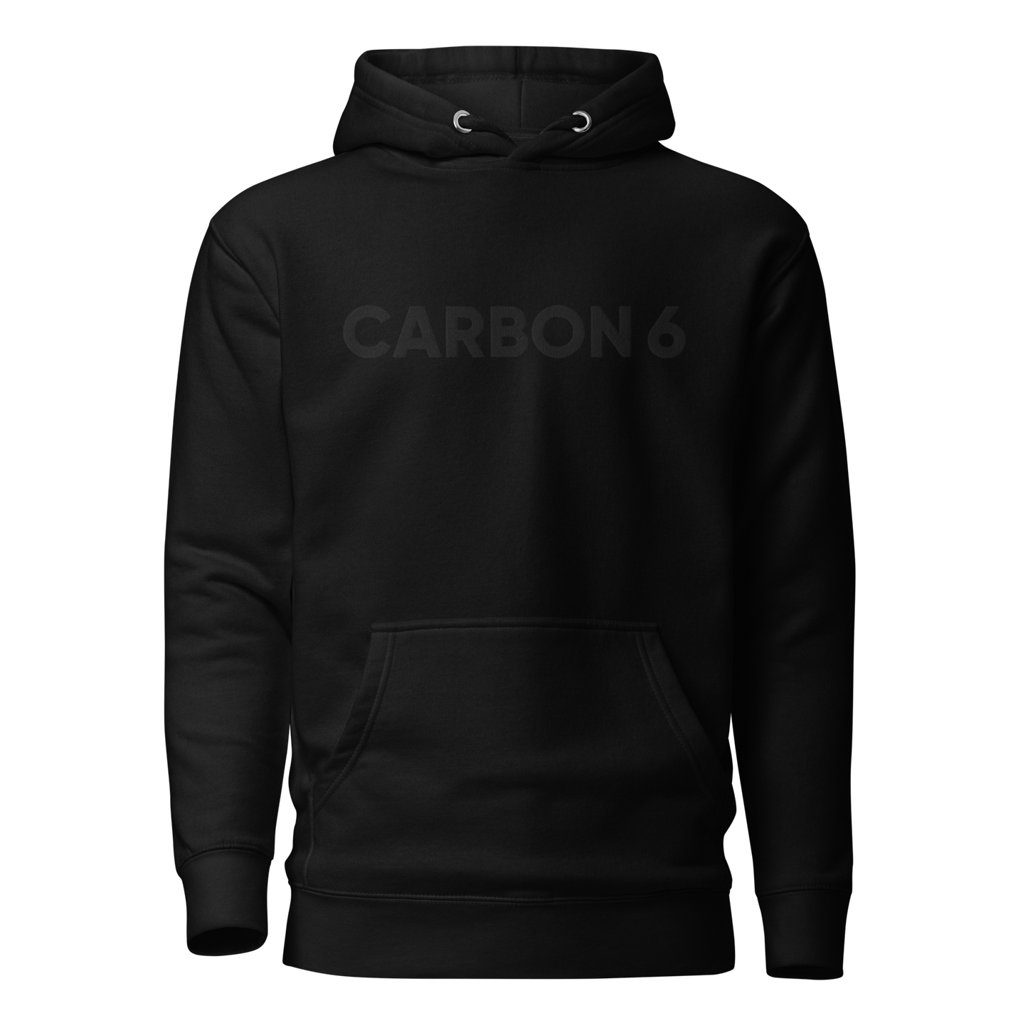 Black on Black Embroidered Hoodie